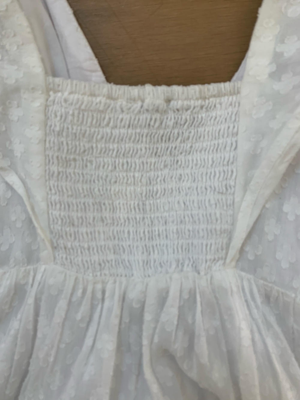 Madewell White Tie Back Flutter Sleeve Midi Sundress XXS 00 - Picture 6 of 9